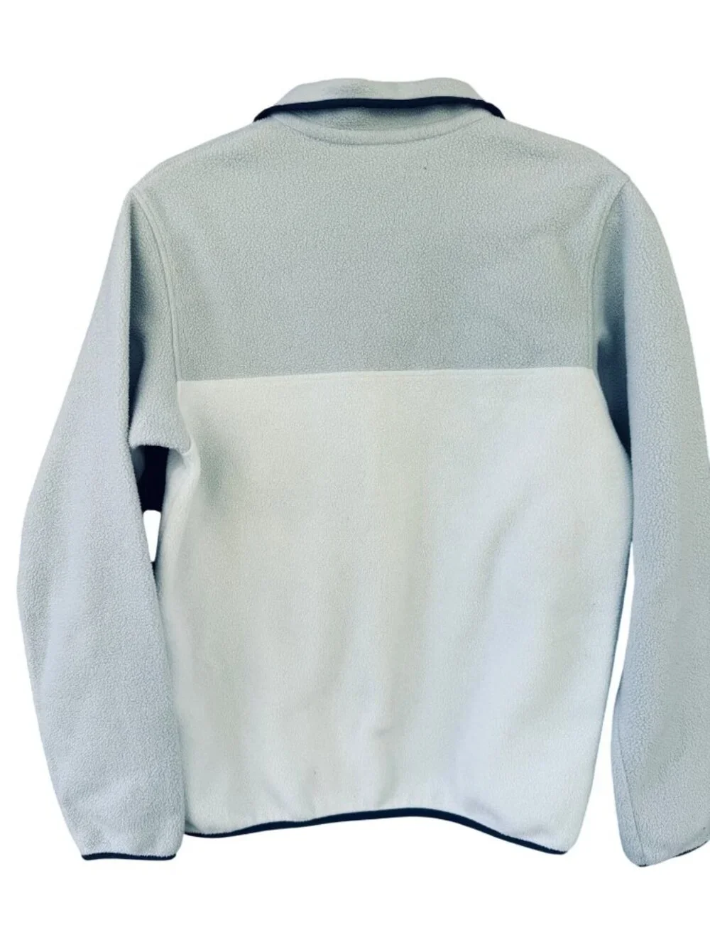 Patagonia Synchilla Snap-T Fleece Pullover Women Small White Black Jacket